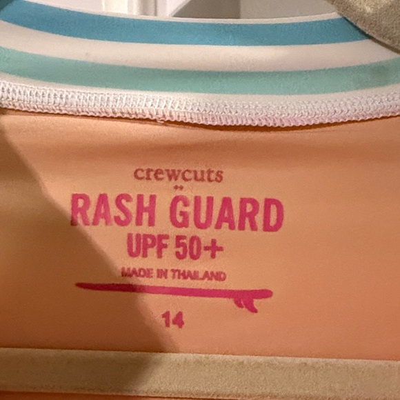 Crewcuts Orange Rash Guard - Picture 2 of 3